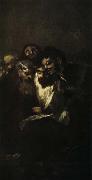 Francisco de goya y Lucientes Reading oil